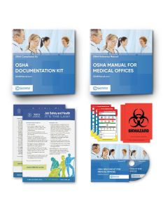 OSHA Manual Binder + Documentation Kit Binder for Medical offices