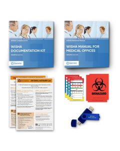 WISHA Manual Binder + WISHA Documentation Binder for Medical Offices